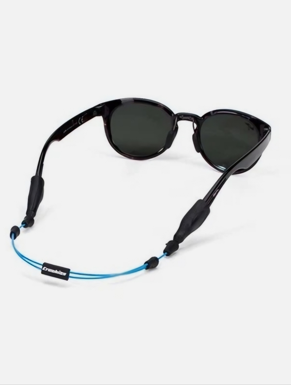 Croakies Blue Sunglasses Strap, Lite Blue & Black, Sunglasses Holder, Neck Gear